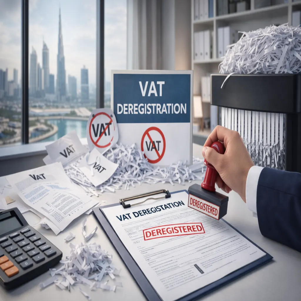 UAE VAT de-registration service for eligible businesses